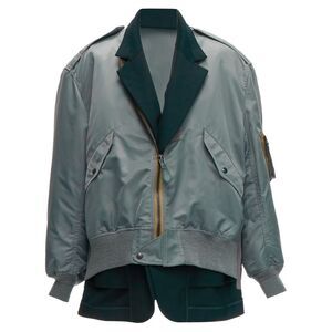 Junya Watanabe reversible bomber oversized blazer jacket